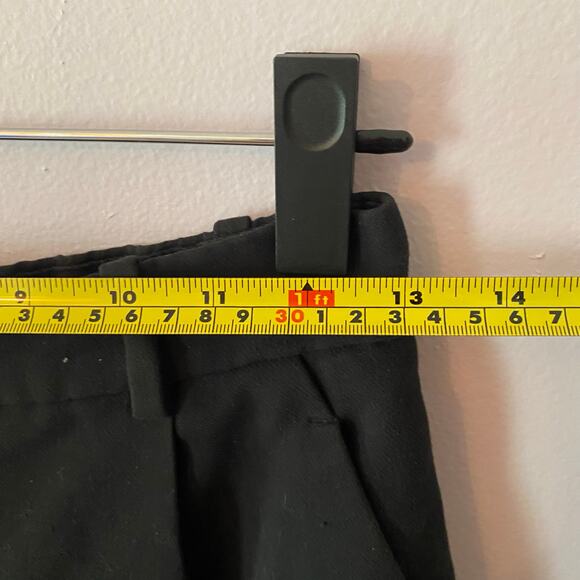 Abercrombie & Fitch Black Pleated Straight Leg Trousers Dress Pants Women size 2 - Picture 10 of 14